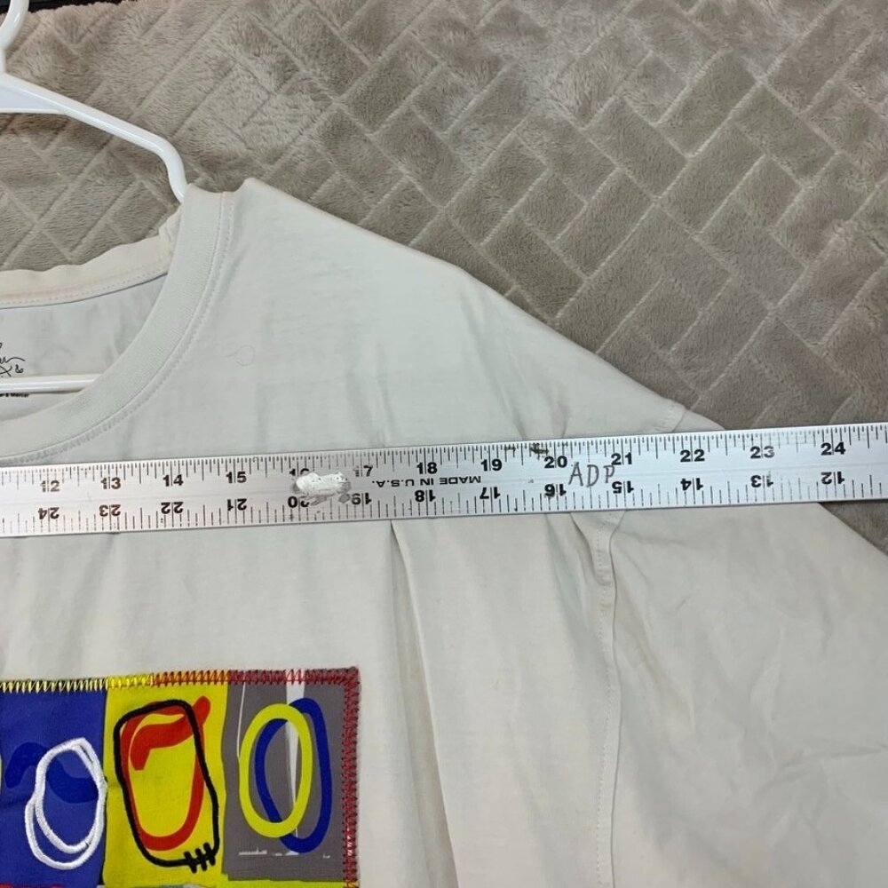 Bleecker & Mercer Mens 3X T-Shirt White Graphic Print Short Sleeve Logo - Picture 8 of 16